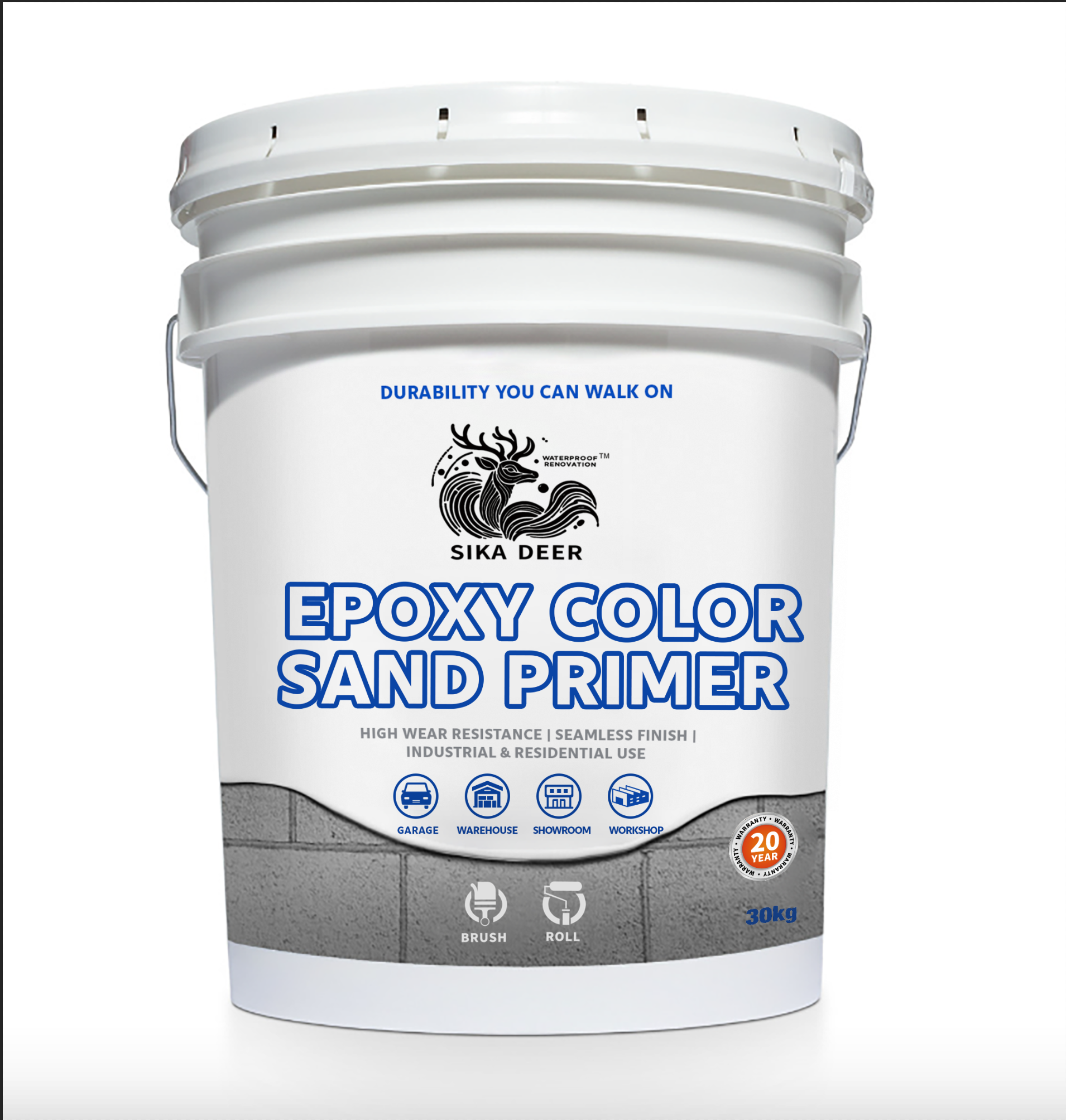 Sika Deer Epoxy Color Sand Primer – Durable, Seamless, and Easy to Apply